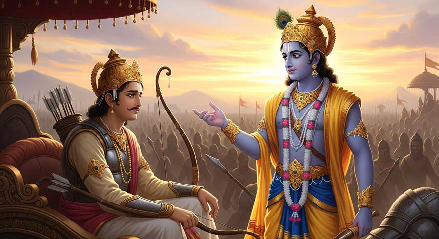 Крішна і Арджуна – Бхагавад ГІта