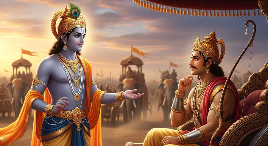 Крішна і Арджуна – Бхагавад ГІта