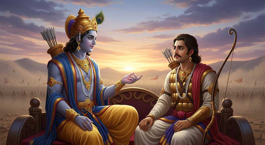 Крішна і Арджуна – Бхагавад ГІта