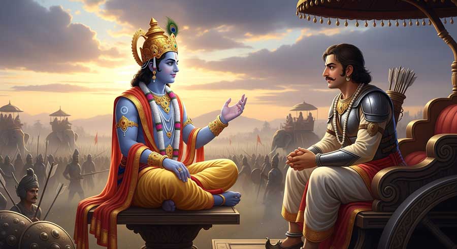 Крішна і Арджуна – Бхагавад ГІта