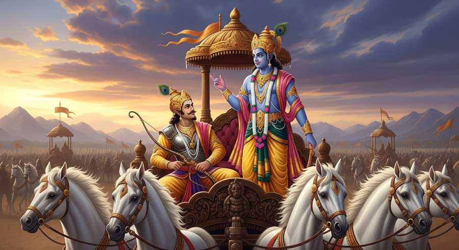 Крішна і Арджуна – Бхагавад ГІта